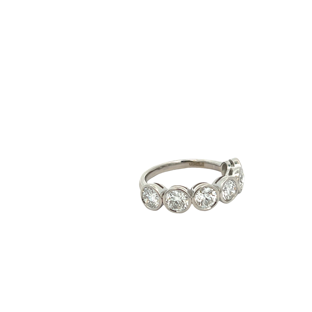 Platinum Six-Stone Diamond Ring 2.25 Carat
