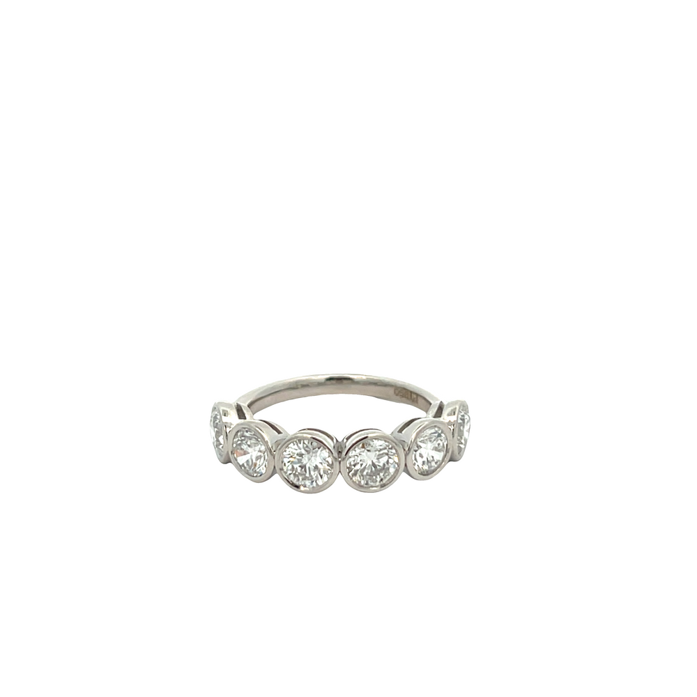 Platinum Six-Stone Diamond Ring 2.25 Carat