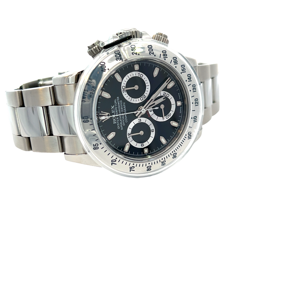 Pre-Owned Rolex Daytona 116520 Black Dial 2015 Stainless Steel