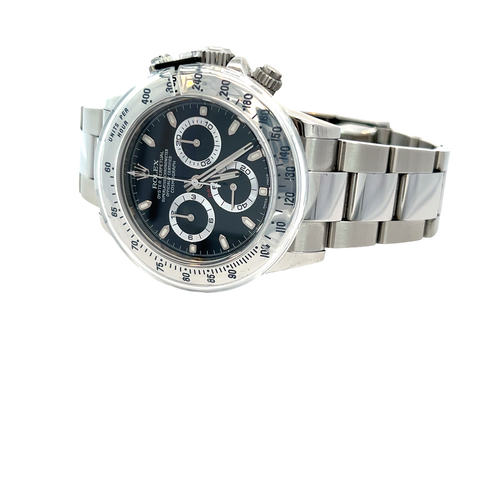 Pre-Owned Rolex Daytona 116520 Black Dial 2015 Stainless Steel
