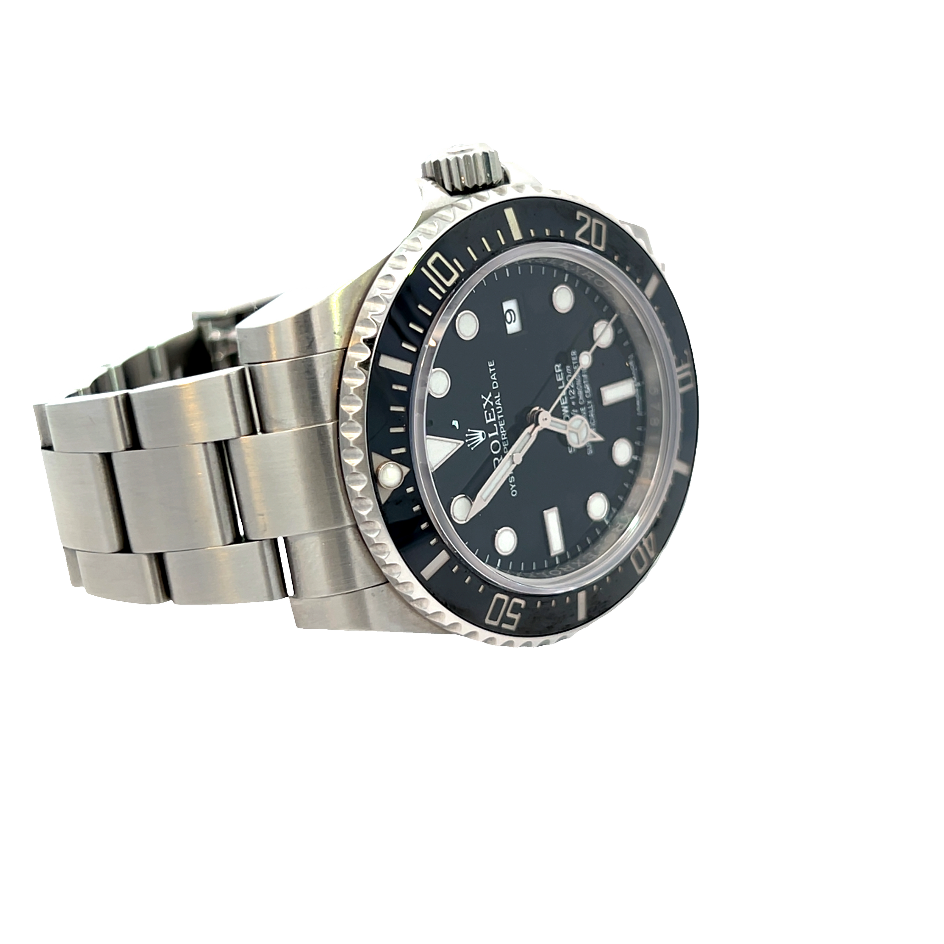 Pre-Owned Rolex Sea-Dweller 116600 Black Dial 40mm Box & Papers