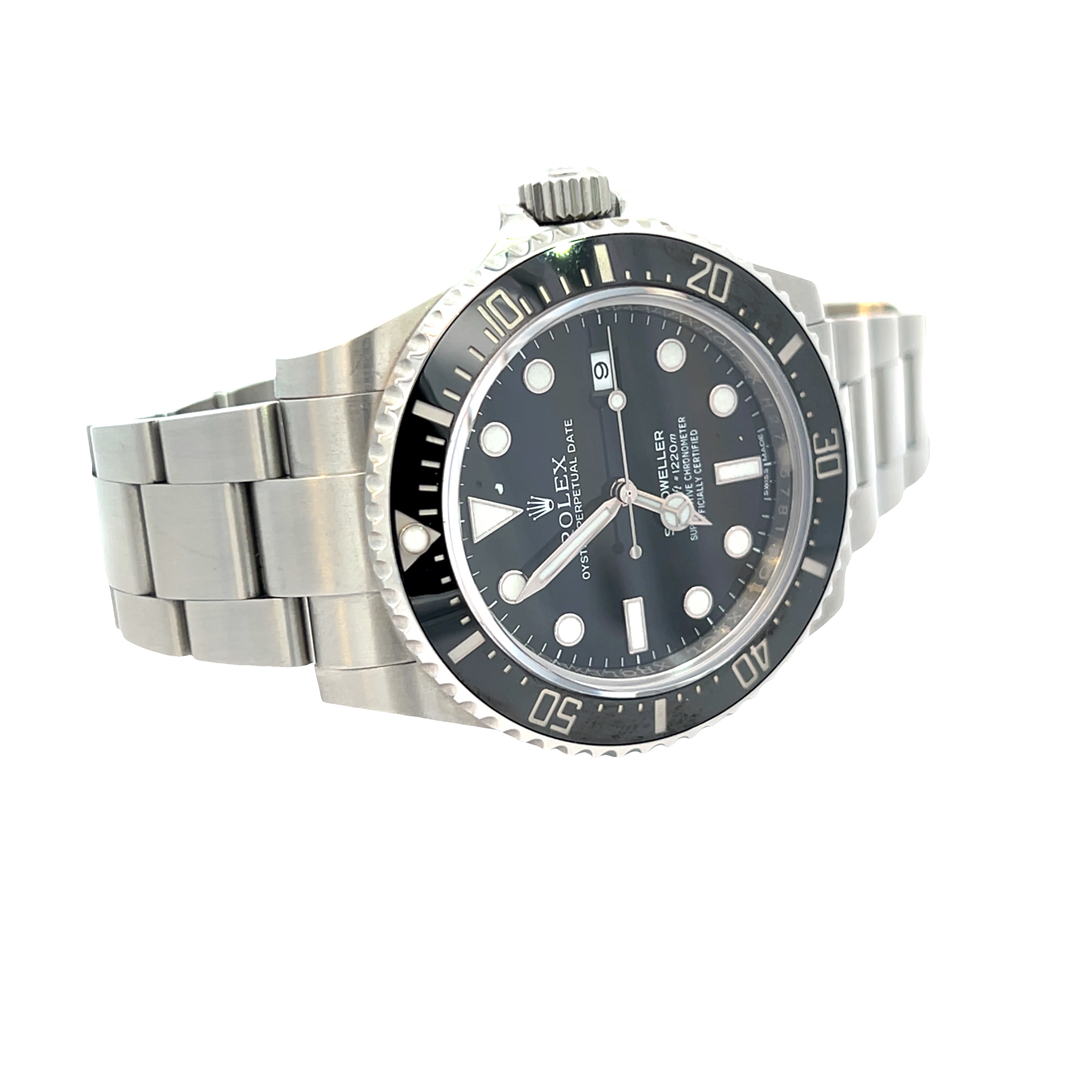 Pre-Owned Rolex Sea-Dweller 116600 Black Dial 40mm Box & Papers