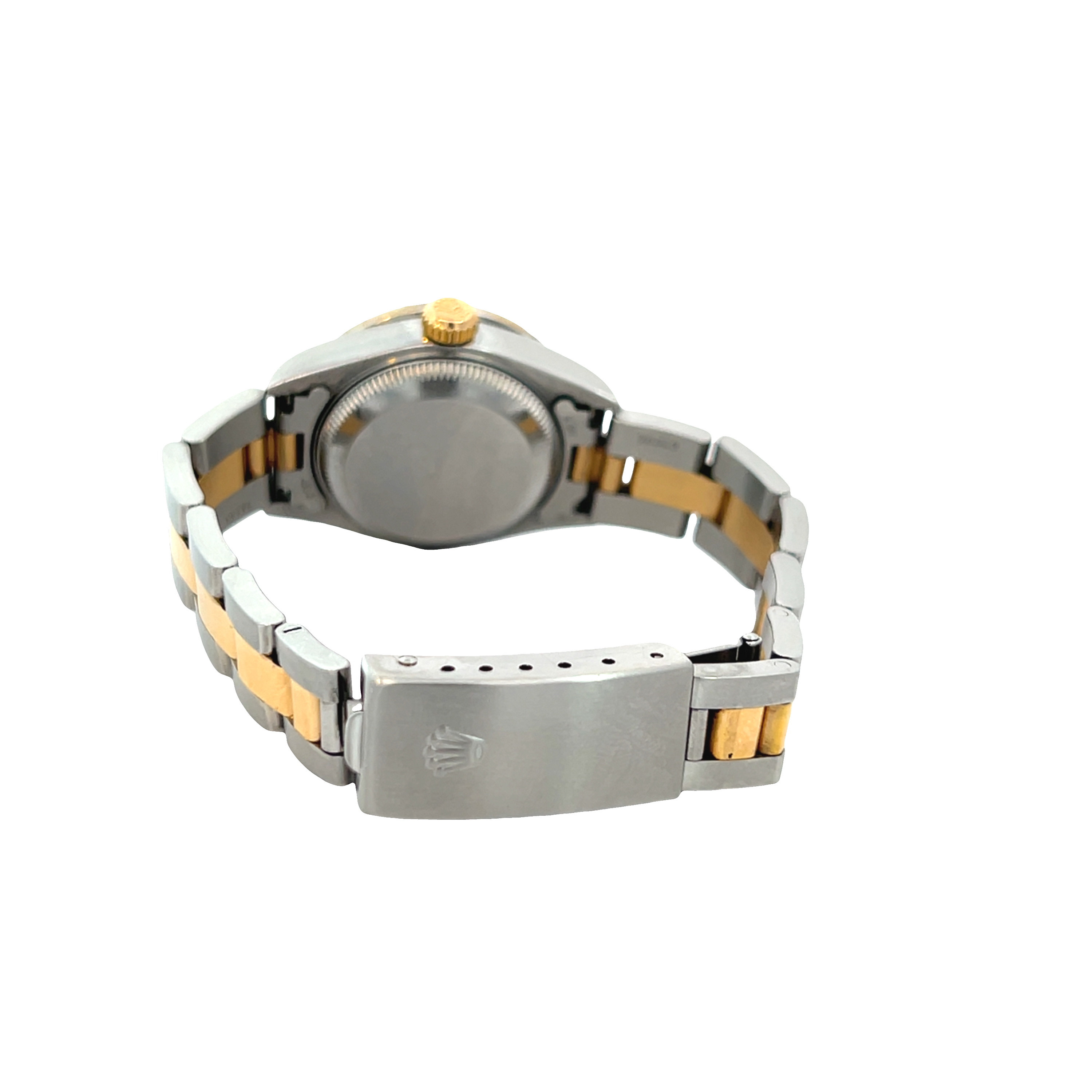 Pre-Owned Rolex Lady Datejust 69163 Two-Tone Diamond Bezel 26mm Box & Papers