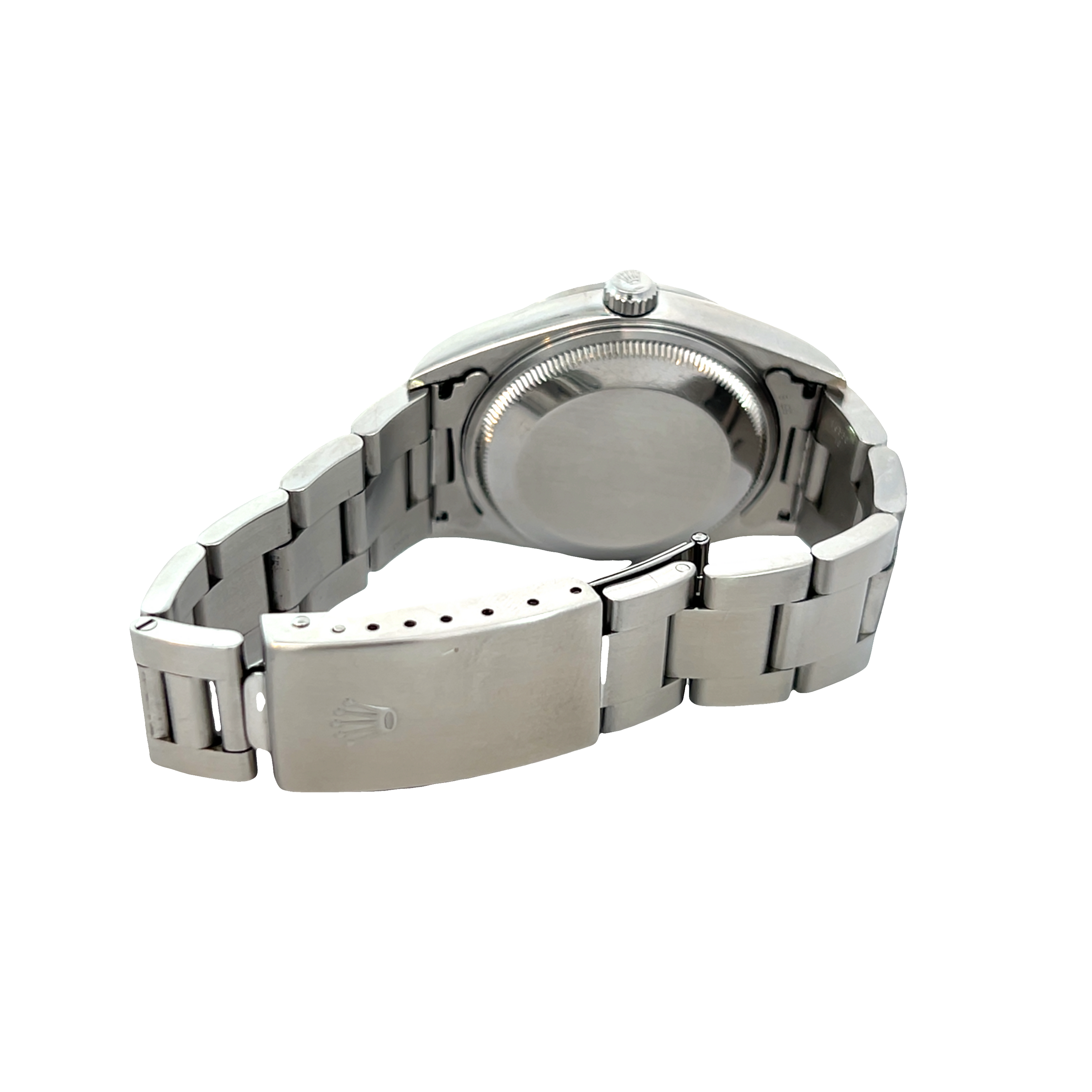 Pre-Owned Rolex Oyster Perpetual Date 15200 34mm Silver Dial