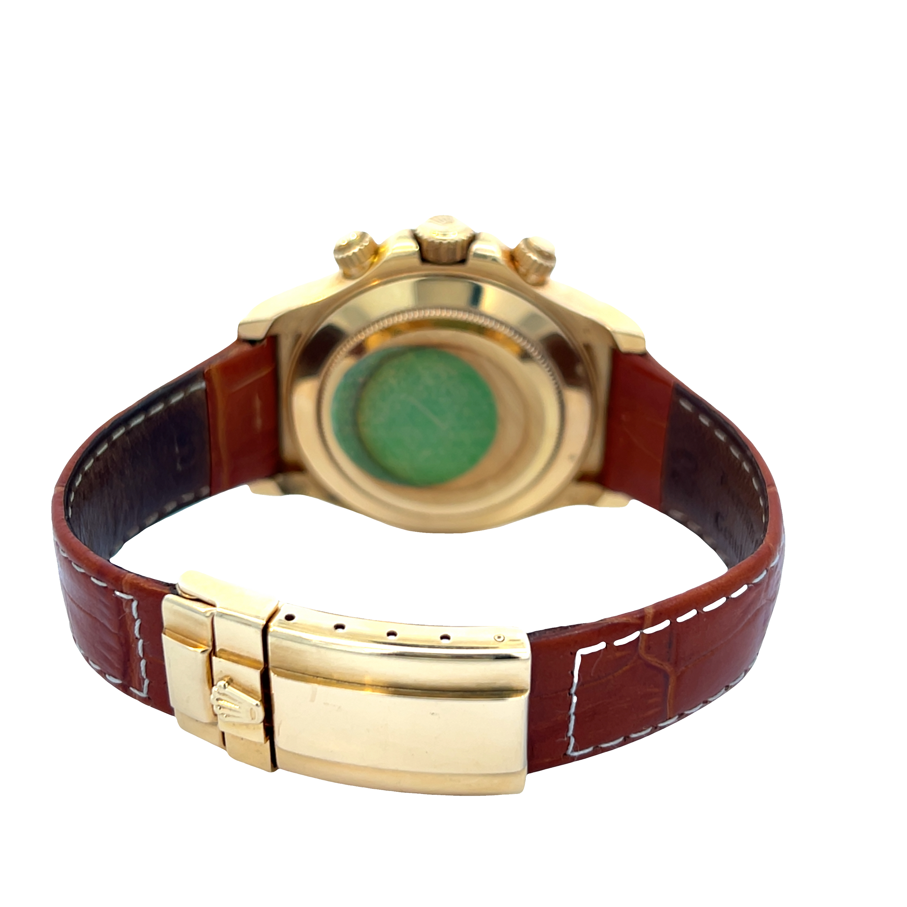 Pre-Owned Rolex Cosmograph Daytona 18K Yellow Gold 40mm Chronograph Watch Ref. 116518 | Automatic | Leather Strap