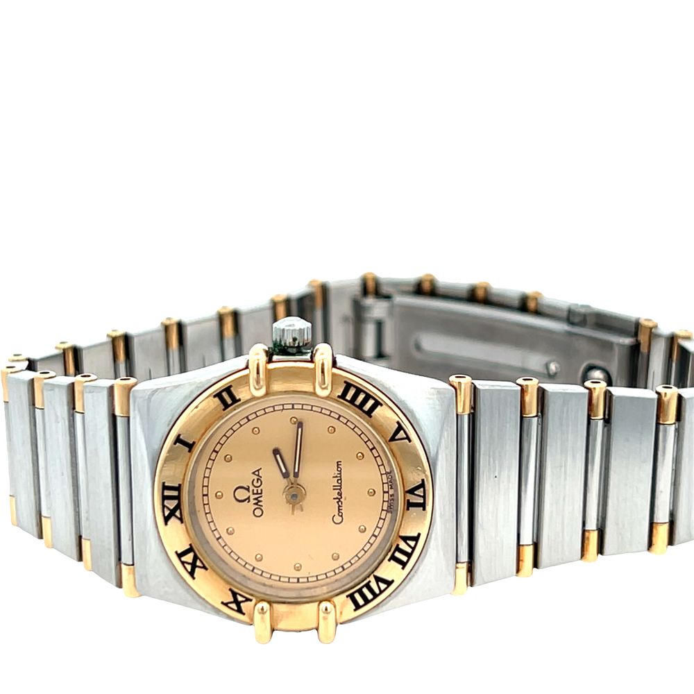 Omega Constellation Two-Tone Ladies Watch | Roman Dial | Quartz