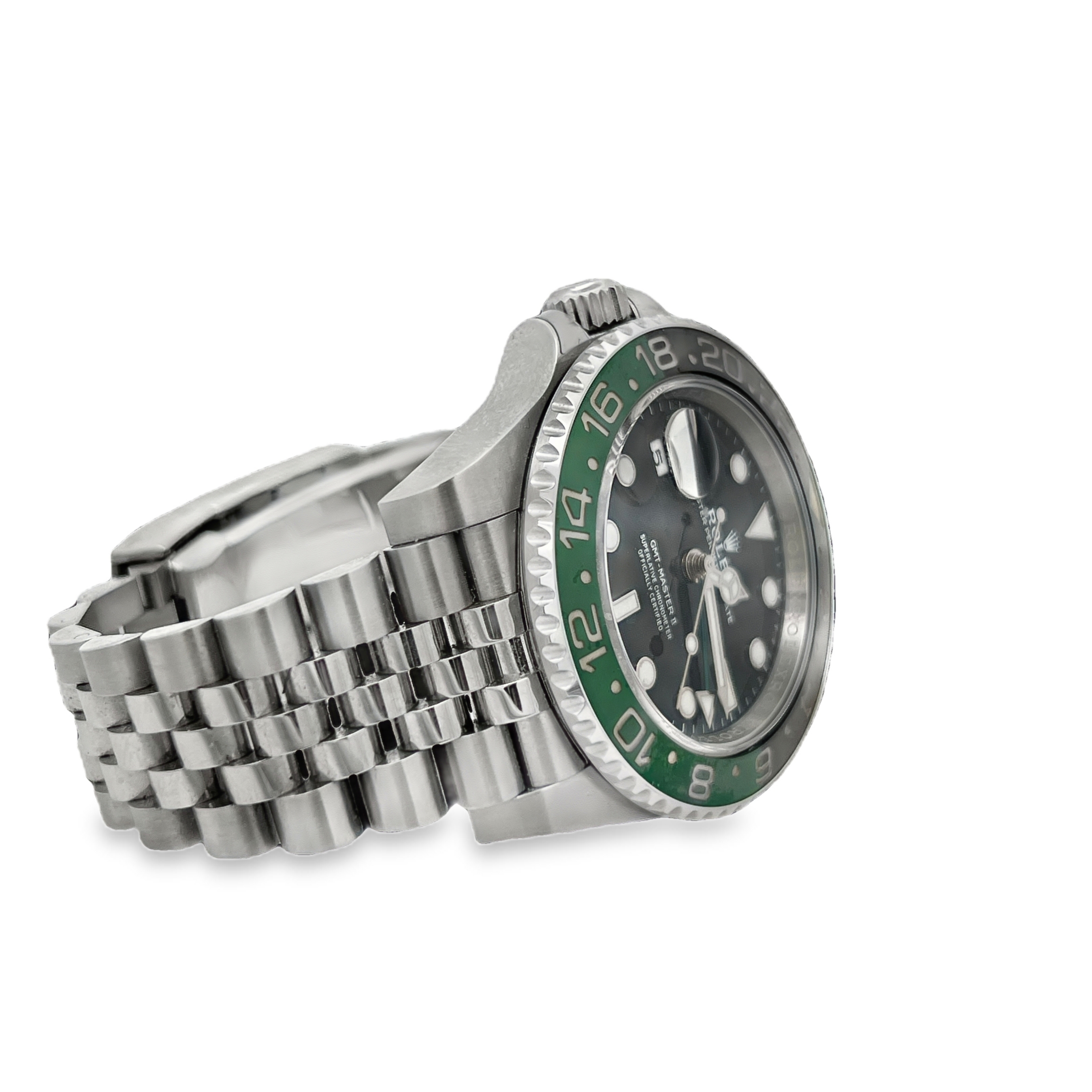 Pre-Owned 2026 Rolex GMT-Master II “Sprite” 126720VTNR Left-Handed Jubilee Box & Papers Unworn