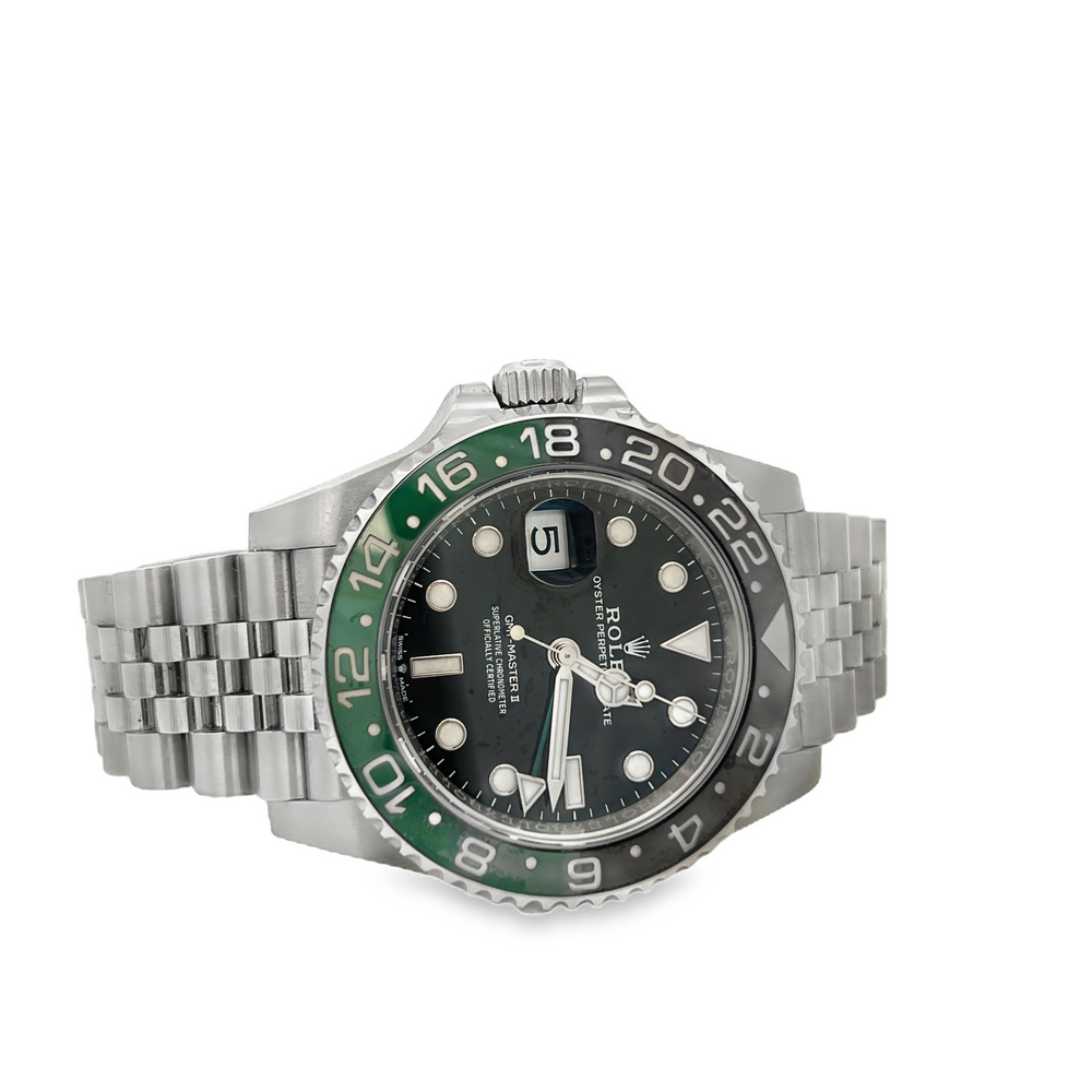 Pre-Owned 2026 Rolex GMT-Master II “Sprite” 126720VTNR Left-Handed Jubilee Box & Papers Unworn