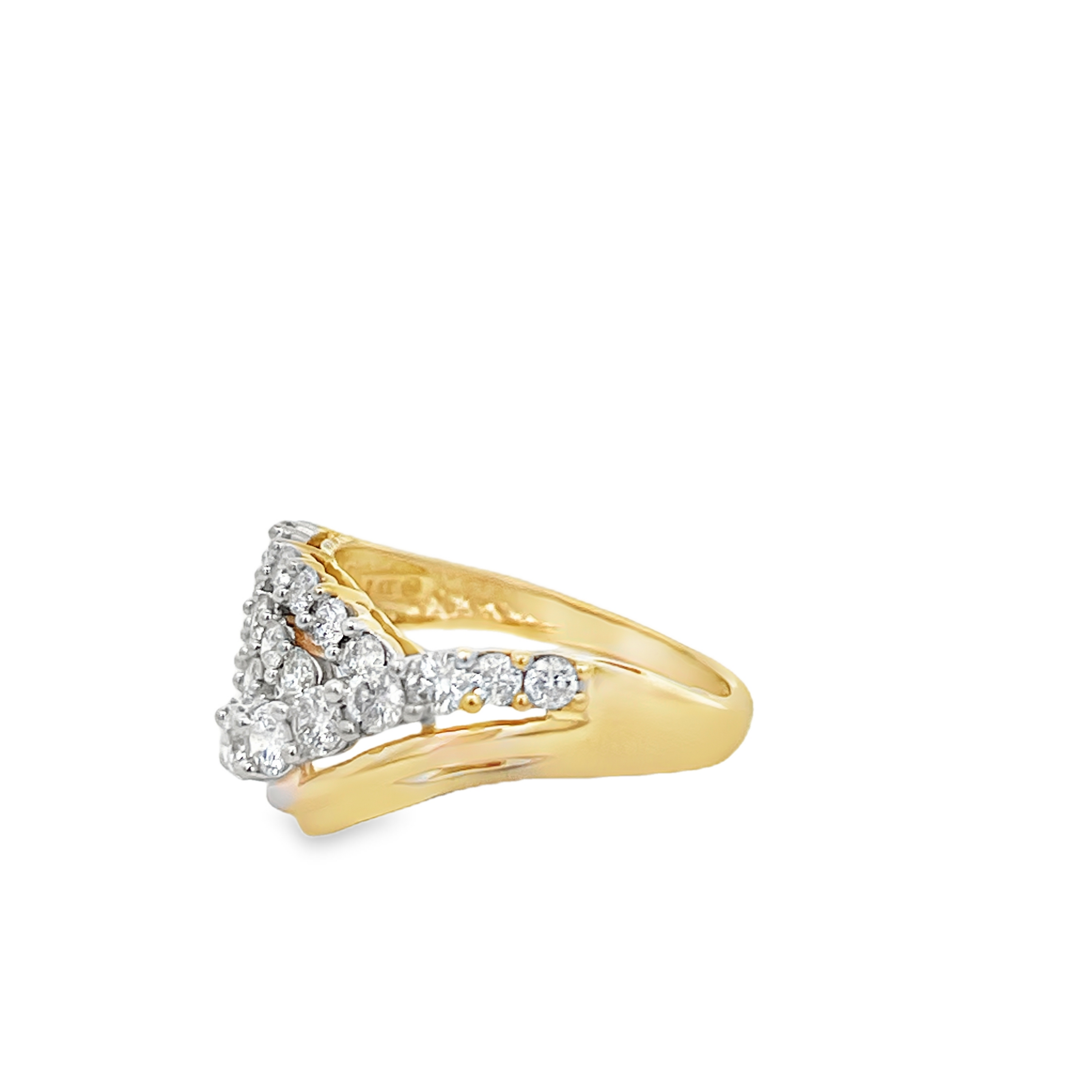 -E- 14K Yellow Gold Multi-Row