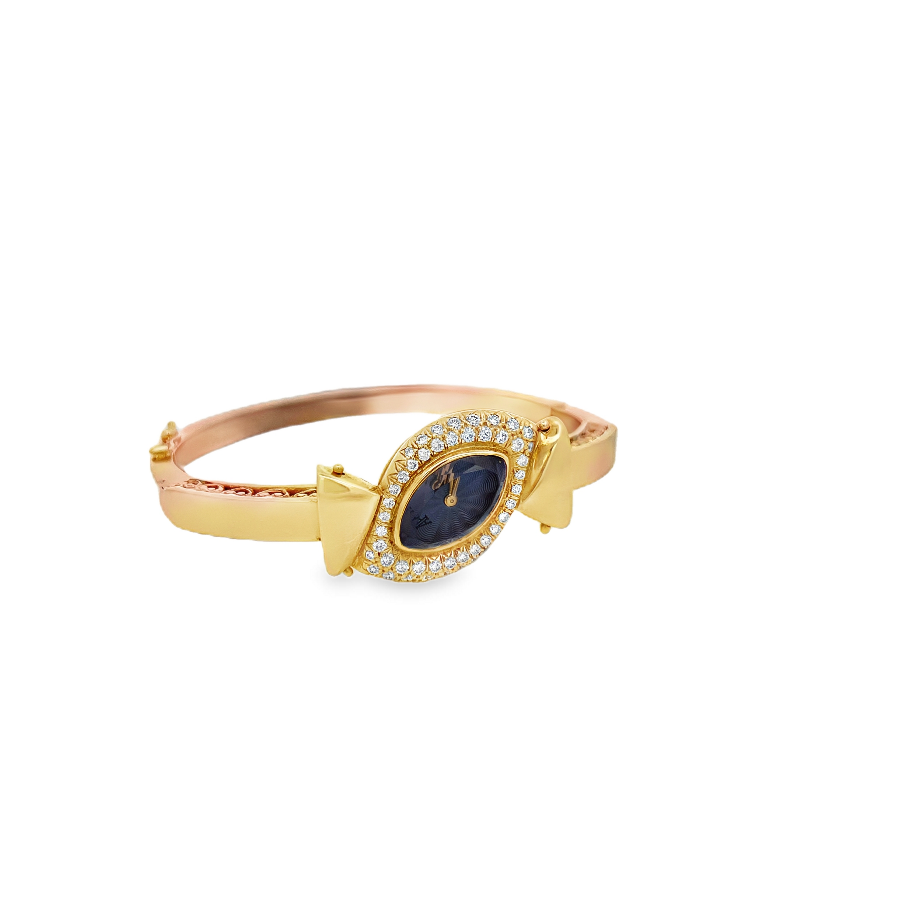 Pre-Owned Audemars Piguet 18K Yellow Gold Diamond Bezel Ladies Bracelet Watch