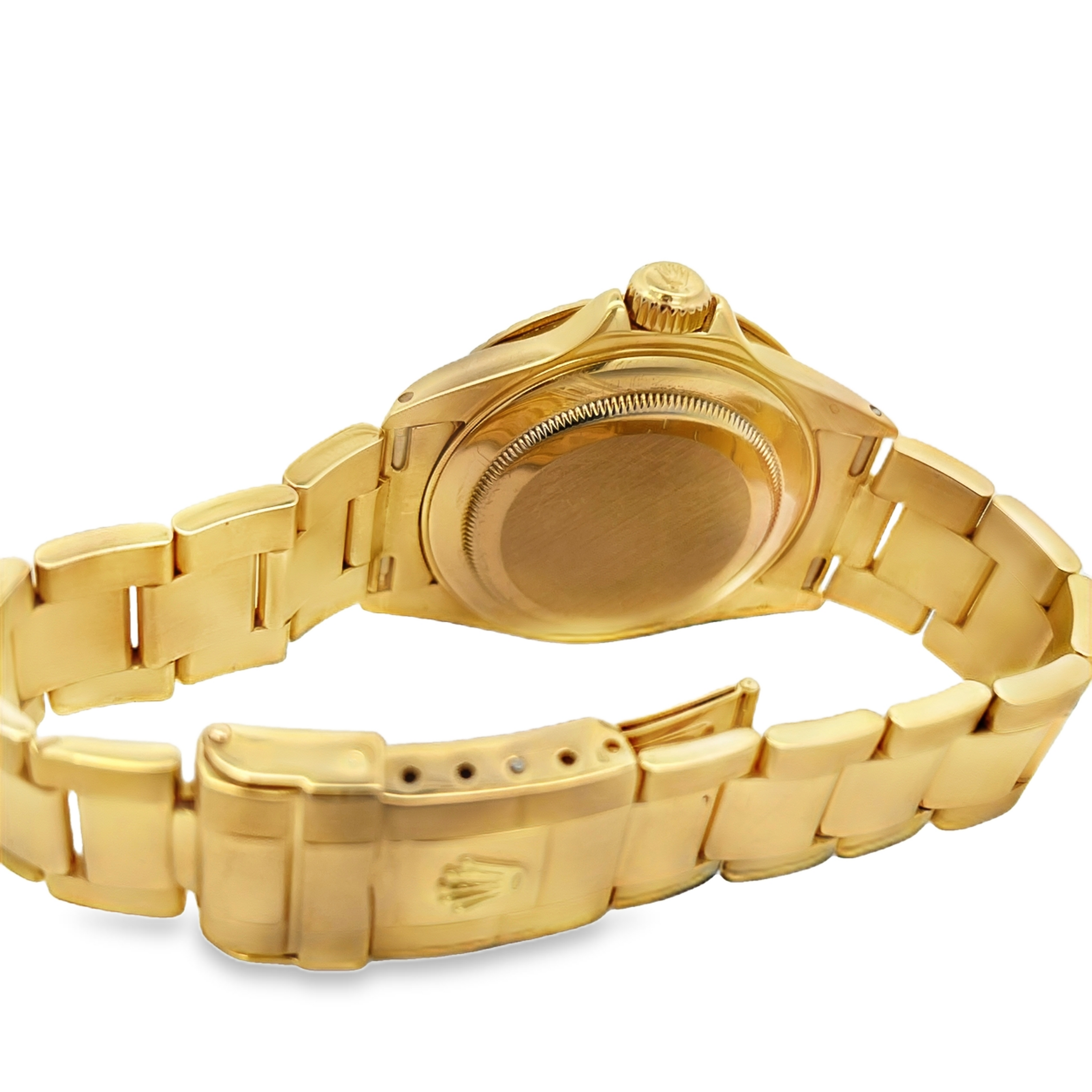 Pre-Owned Rolex Yacht-Master 18K Yellow Gold 16628 Blue Dial