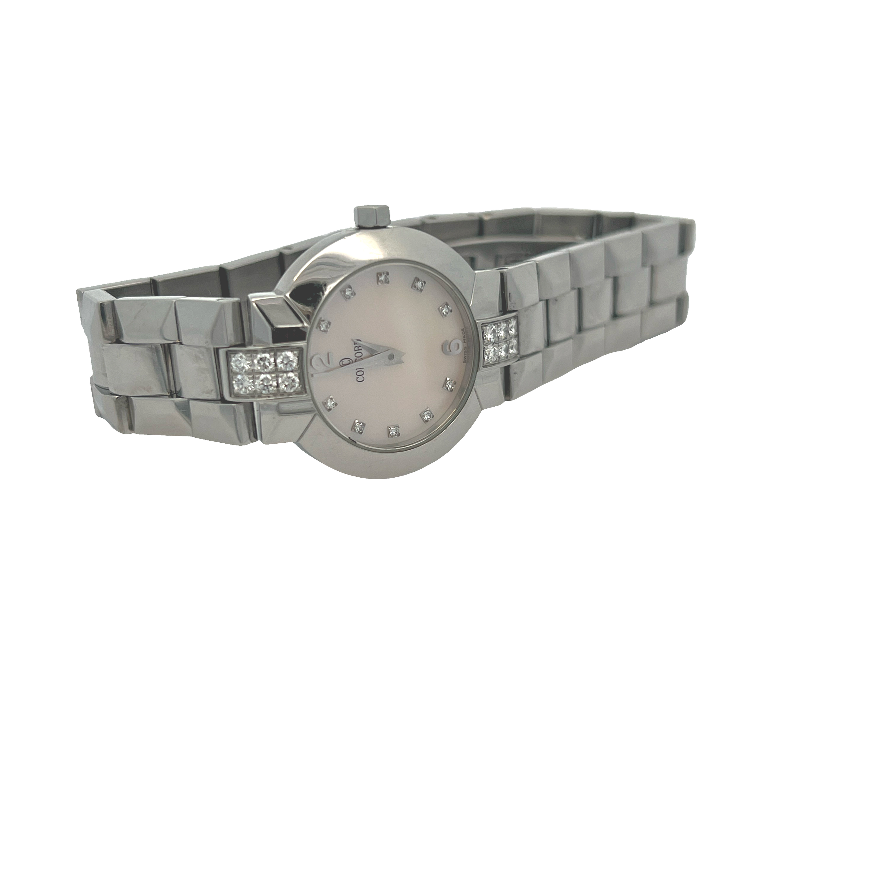 Pre-Owned Concord La Scala Mother-of-Pearl Diamond Accent Watch