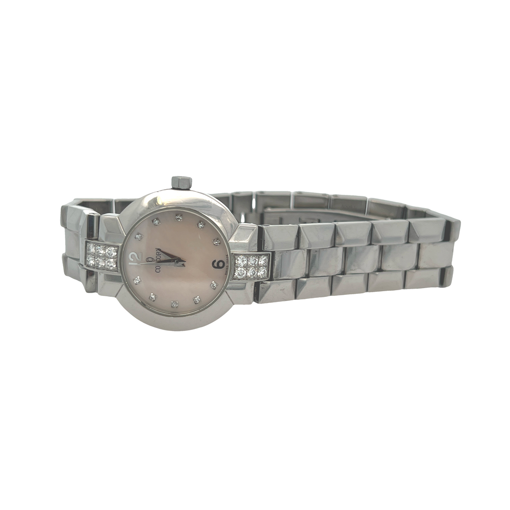 Pre-Owned Concord La Scala Mother-of-Pearl Diamond Accent Watch