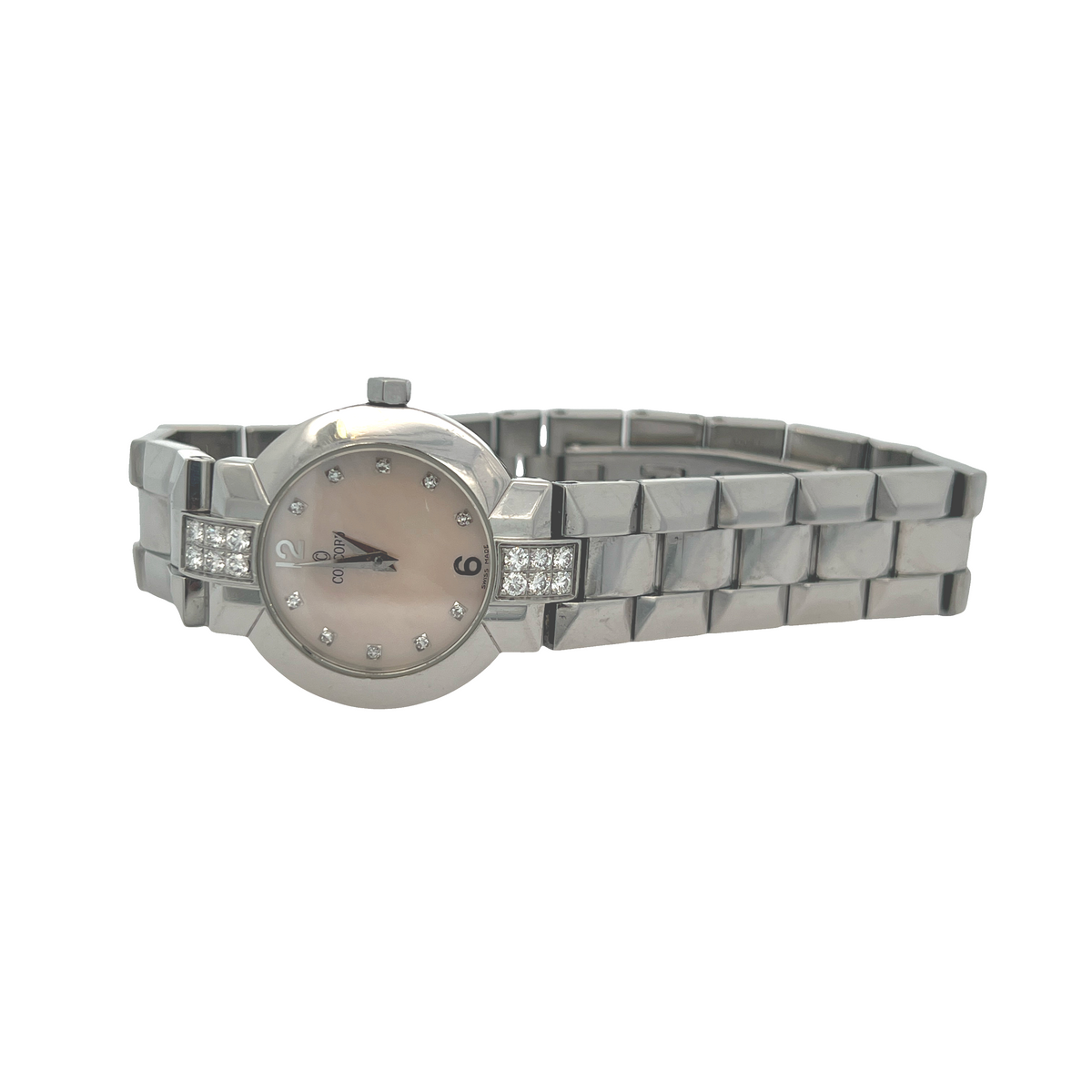 Pre-Owned Concord La Scala Mother-of-Pearl Diamond Accent Watch