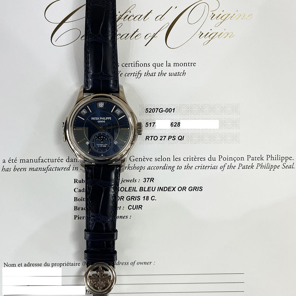 Minute RepeaterTourbillon Perpetual Calendar Manual Winding 5207G-001
