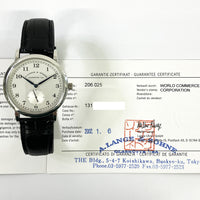 Saxonia 1815 35.9mm Platinum Manual Winding 206.025