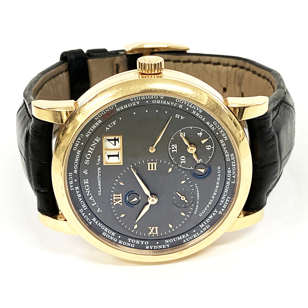 Lange 1 Time Zone 42mm Rose Gold Manual Winding 116.033