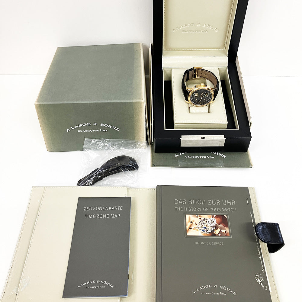 Lange 1 Time Zone 42mm Rose Gold Manual Winding 116.033