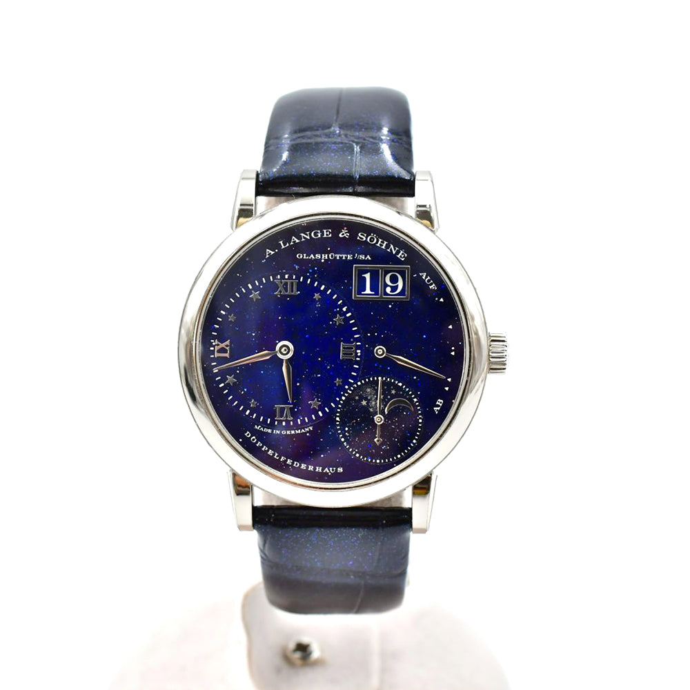 Little Lange 1 Moon Phase 36.8mm White Gold Manual Winding 182.086