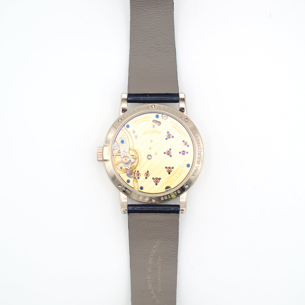 Little Lange 1 Moon Phase 36.8mm White Gold Manual Winding 182.086