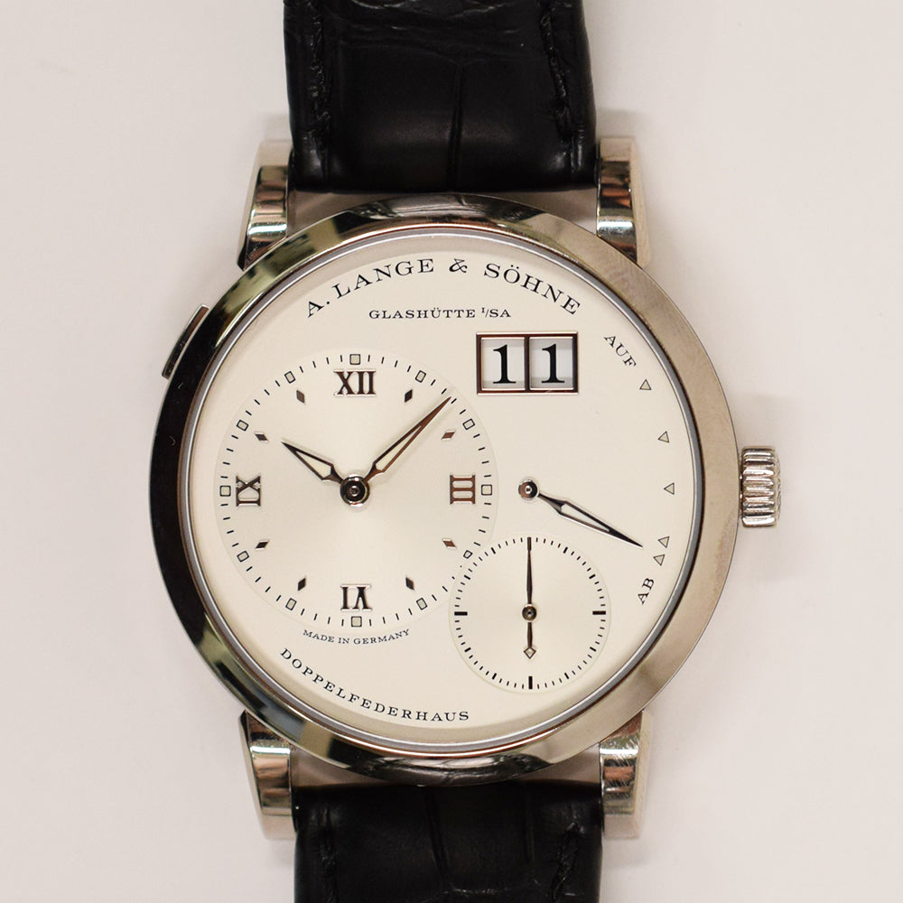 Lange 1 38.5mm White Gold Manual Winding 191.039