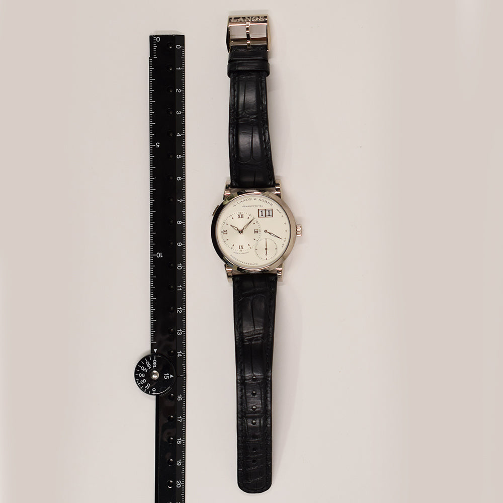 Lange 1 38.5mm White Gold Manual Winding 191.039