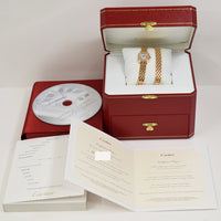 Panthère de Cartier 20mm x 25mm Rose Gold Diamond-set Bezel and Crown Rose Gold Triple Loop Bracelet Quartz WJPN0013