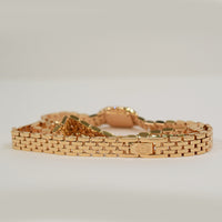 Panthère de Cartier 20mm x 25mm Rose Gold Diamond-set Bezel and Crown Rose Gold Triple Loop Bracelet Quartz WJPN0013