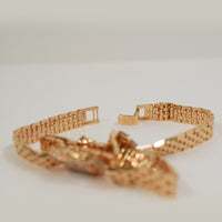 Panthère de Cartier 20mm x 25mm Rose Gold Diamond-set Bezel and Crown Rose Gold Triple Loop Bracelet Quartz WJPN0013