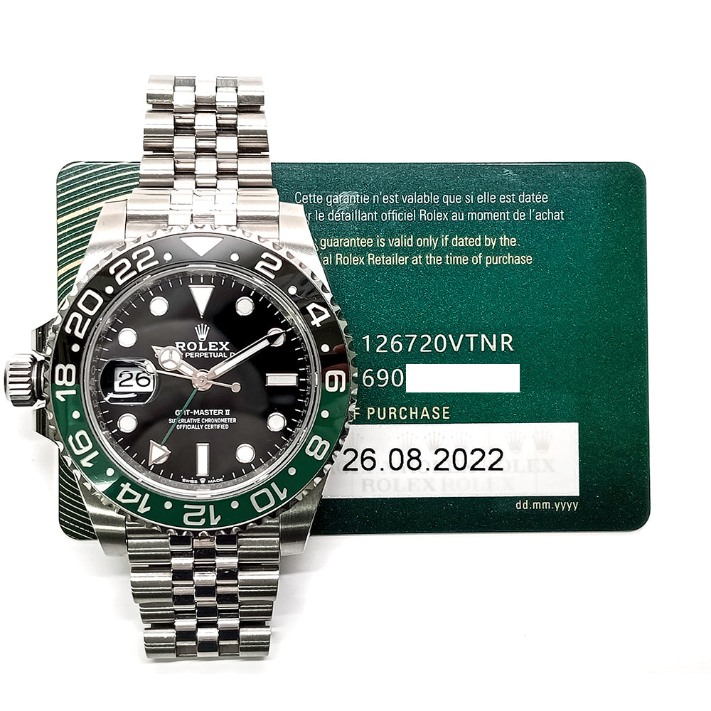 GMT-Master II 40mm "Sprite" Steel 126720VTNR