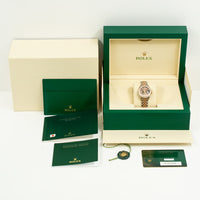 Datejust 28mm Diamond Bezel Steel and Rose Gold 279381RBR
