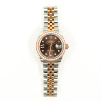 Datejust 28mm Diamond Bezel Steel and Rose Gold 279381RBR
