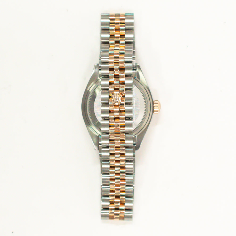 Datejust 28mm Diamond Bezel Steel and Rose Gold 279381RBR