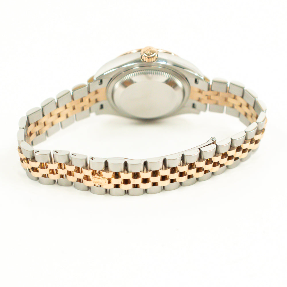 Datejust 28mm Diamond Bezel Steel and Rose Gold 279381RBR