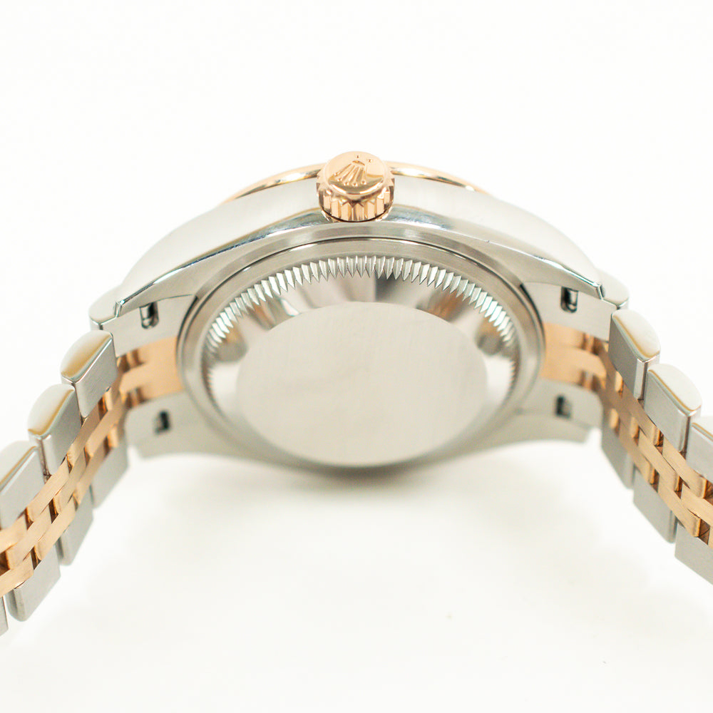 Datejust 28mm Diamond Bezel Steel and Rose Gold 279381RBR