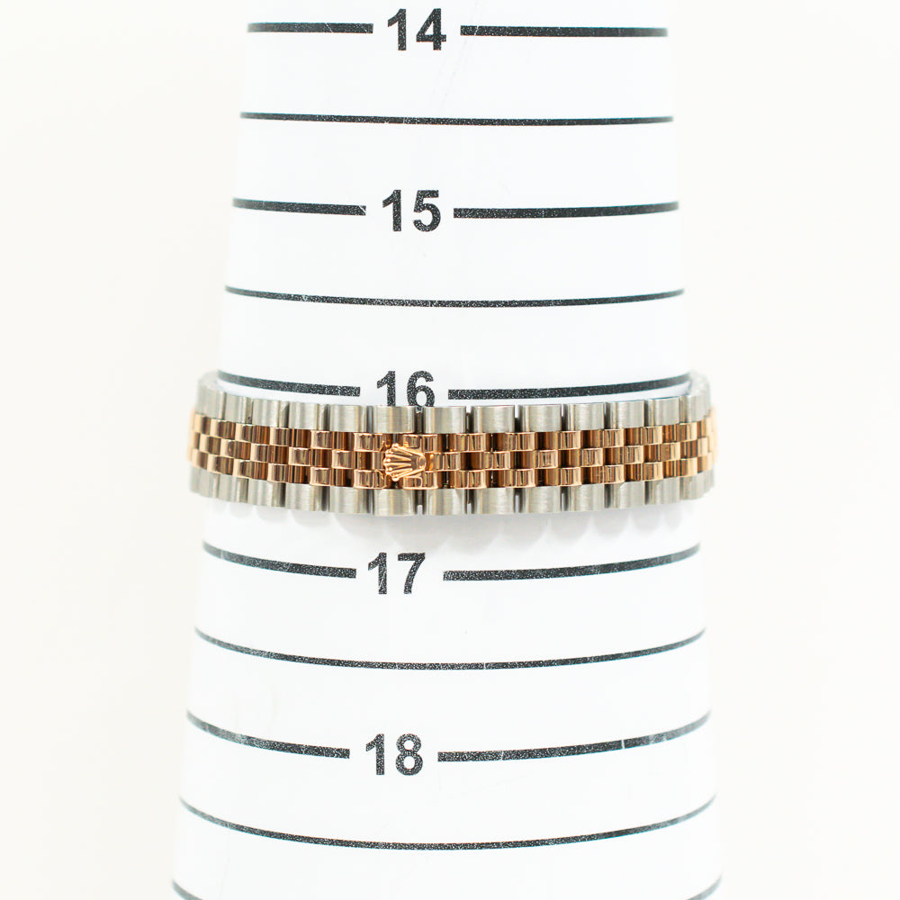Datejust 28mm Diamond Bezel Steel and Rose Gold 279381RBR