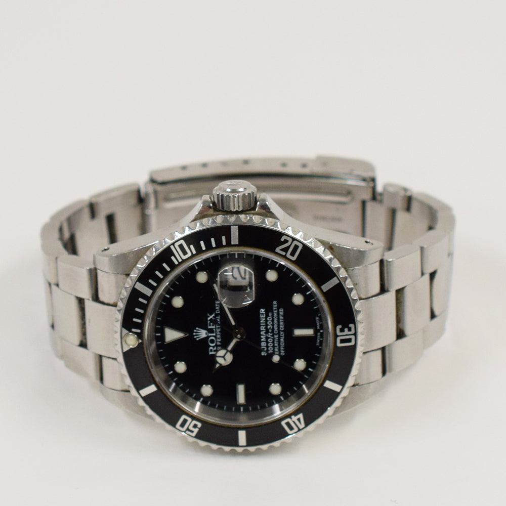 Submariner No Date 41mm Aluminium Stainless Steel 16610