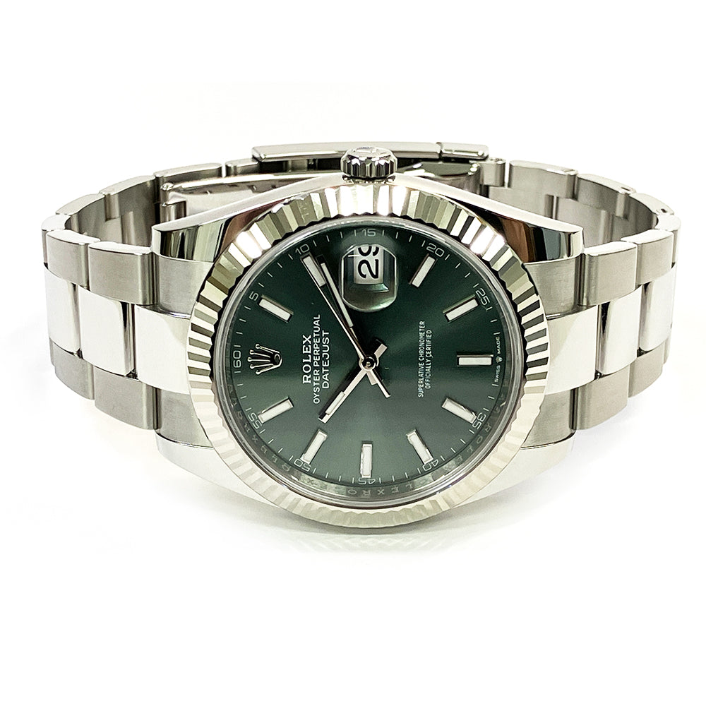 Datejust 41mm Steel and White Gold 126334