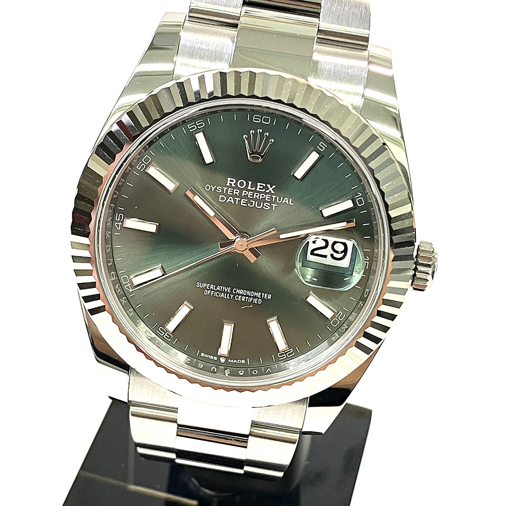 Datejust 41mm Steel and White Gold 126334