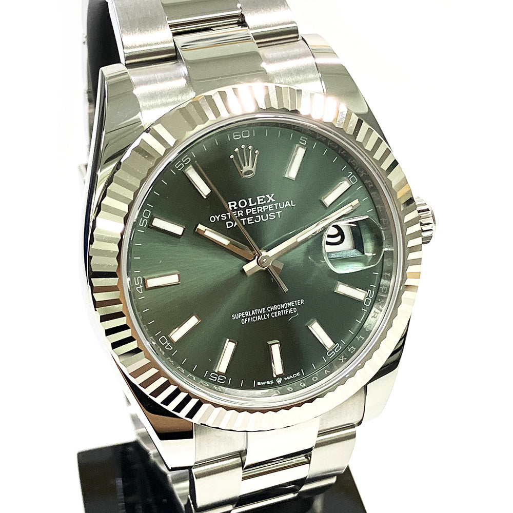 Datejust 41mm Steel and White Gold 126334