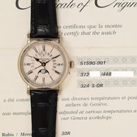 Perpetual Calendar Retrograde Date 38mm White Gold 5159G-001