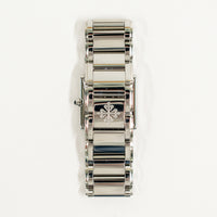 Twenty~4 Quartz Diamond Bezel 25mm x 30mm Stainless Steel 4910/10A-011