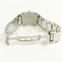 Twenty~4 Quartz Diamond Bezel 25mm x 30mm Stainless Steel 4910/10A-011