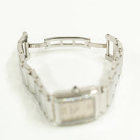 Twenty~4 Quartz Diamond Bezel 25mm x 30mm Stainless Steel 4910/10A-011