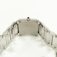 Twenty~4 Quartz Diamond Bezel 25mm x 30mm Stainless Steel 4910/10A-011