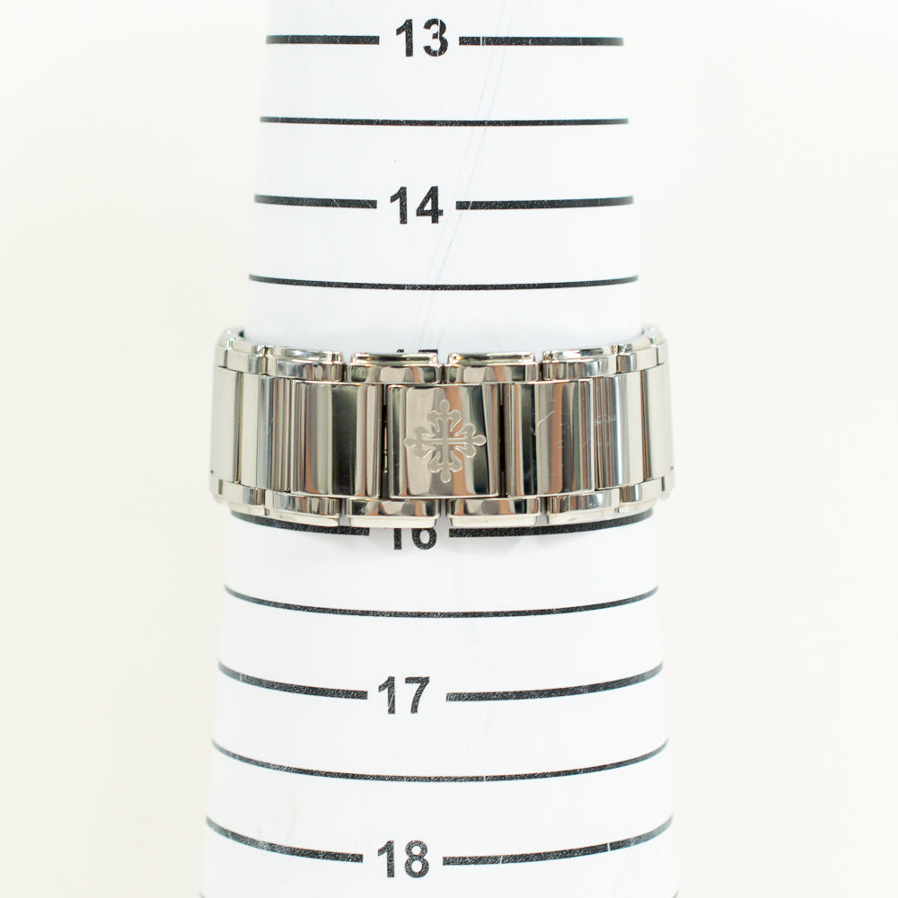 Twenty~4 Quartz Diamond Bezel 25mm x 30mm Stainless Steel 4910/10A-011