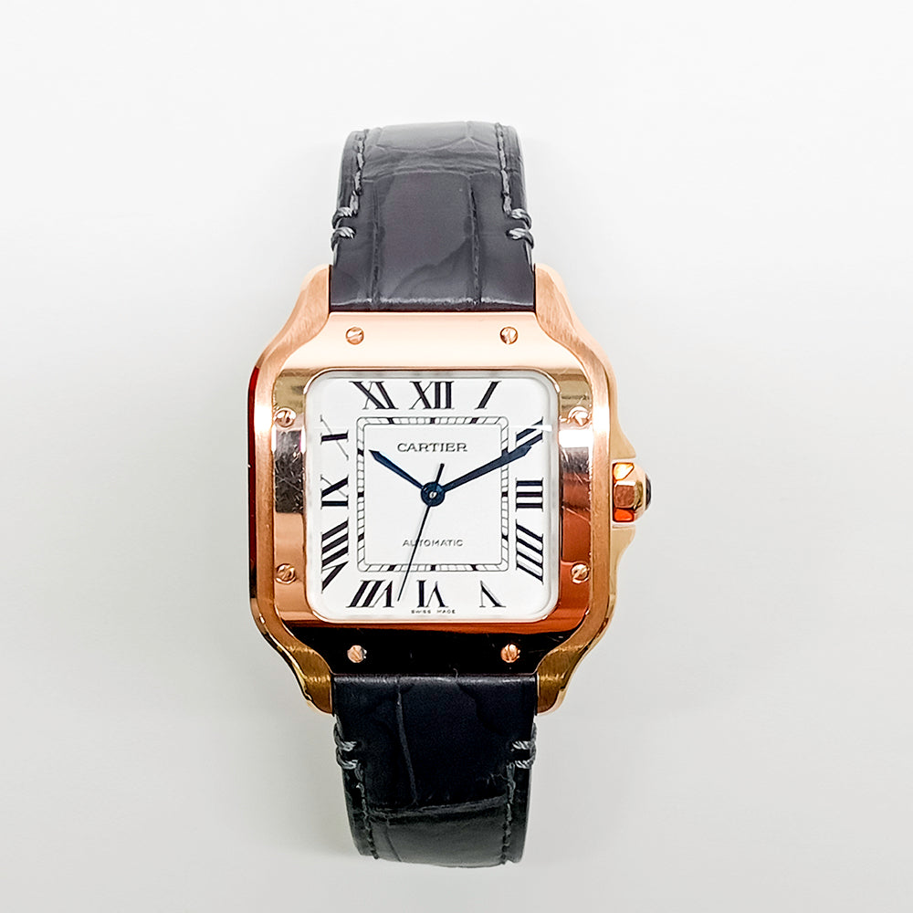 Santos de Cartier Medium 35.1mm - Rose Gold WGSA0012
