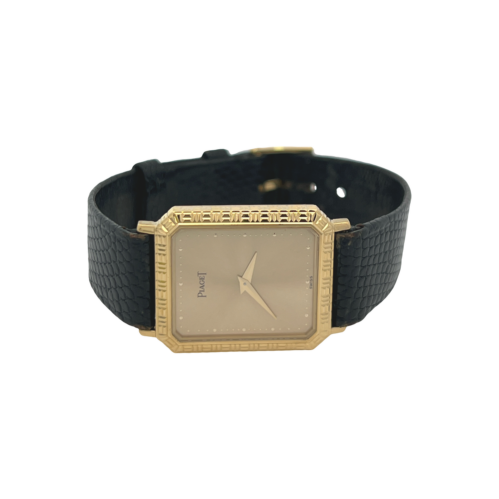 Pre-Owned Piaget Vintage 18K Yellow Gold Dress Watch Ref. 7143 Champagne Dial Manual Wind