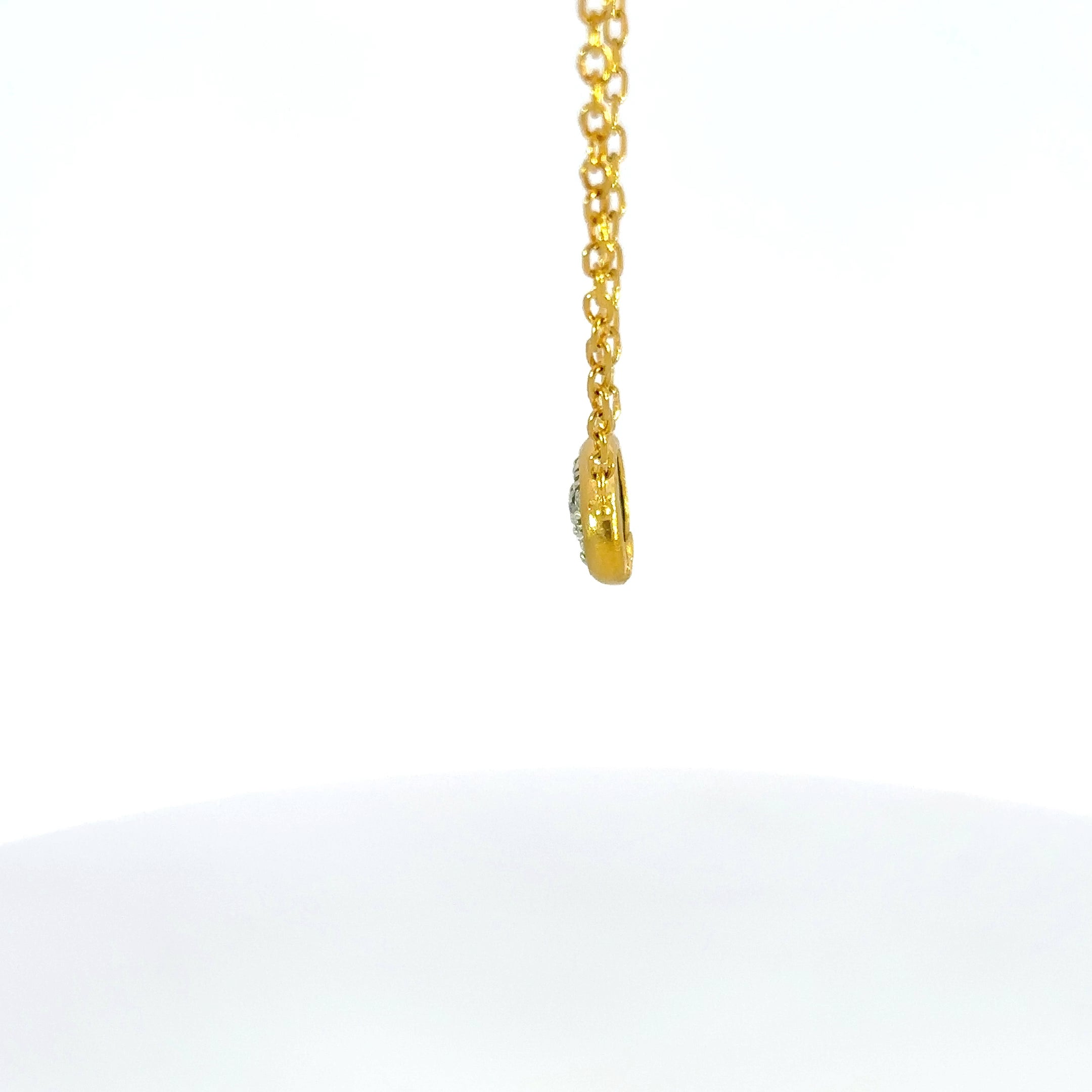 Gurhan 22k & 24k Yellow Gold Diamond Necklace