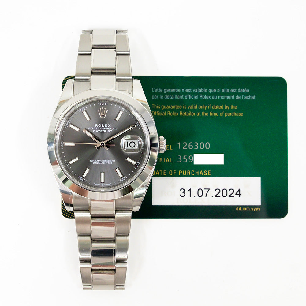 Datejust 41mm Steel 126300